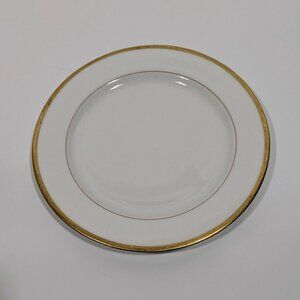 Syracuse China O.P.Co Gold Rimmed Ceramic Lunch Plate Vintage